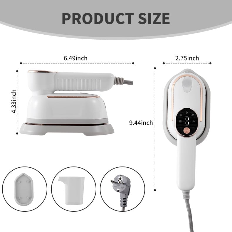 Steam brush hand-held ironing machine rotary electric iron ironing machine wet and dry folding machine cross-border mini iron