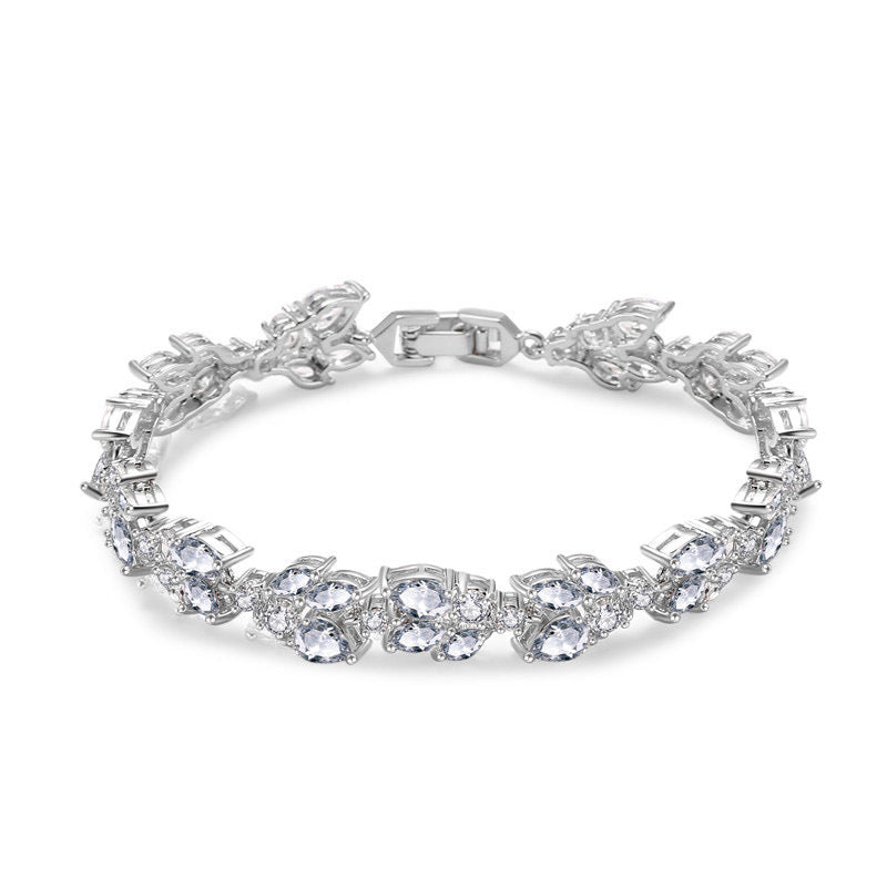 Micro Inlaid Zircon Bracelet Women's Special-interest Design