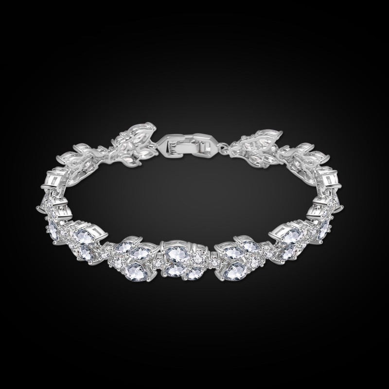 Micro Inlaid Zircon Bracelet Women's Special-interest Design