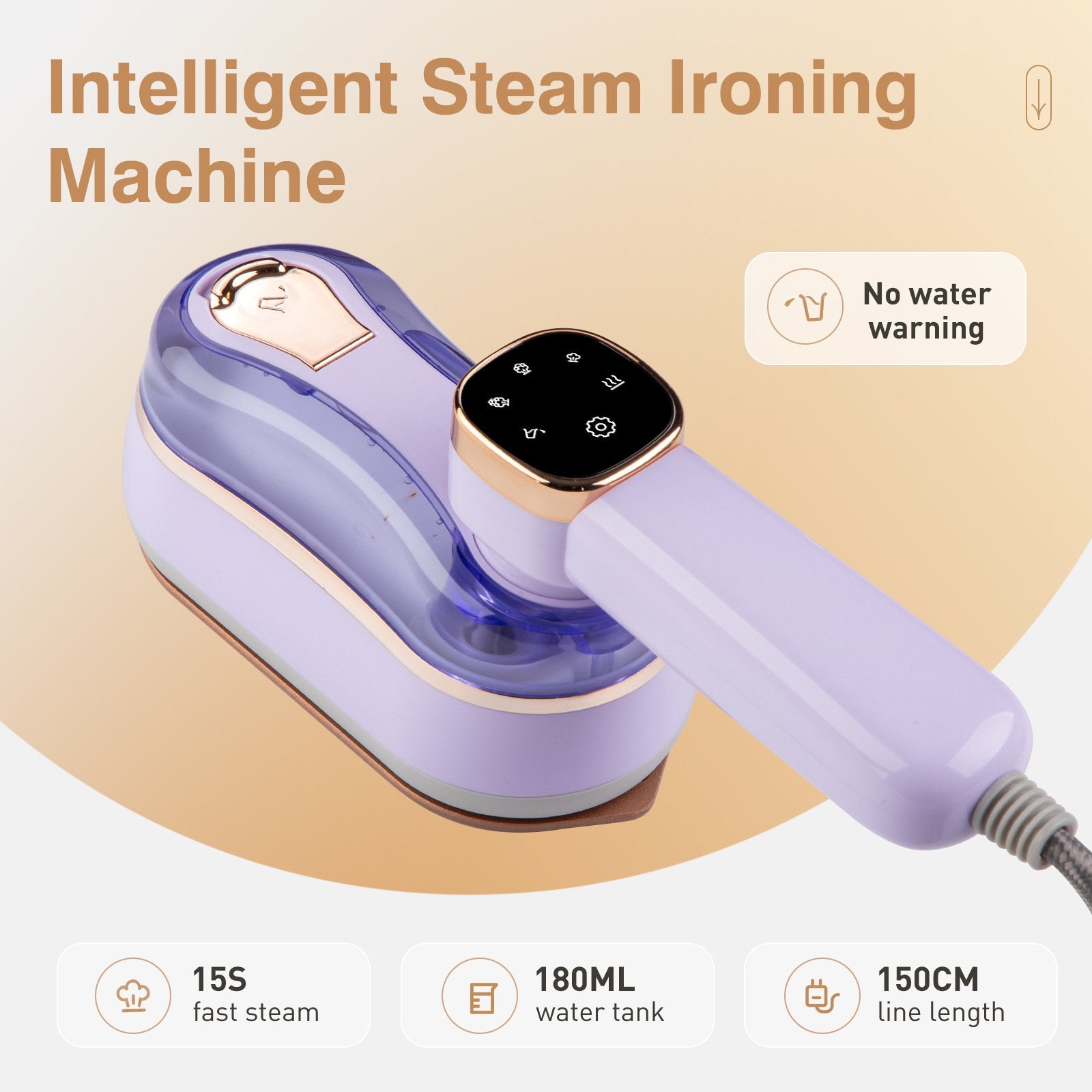 Steam brush hand-held ironing machine rotary electric iron ironing machine wet and dry folding machine cross-border mini iron