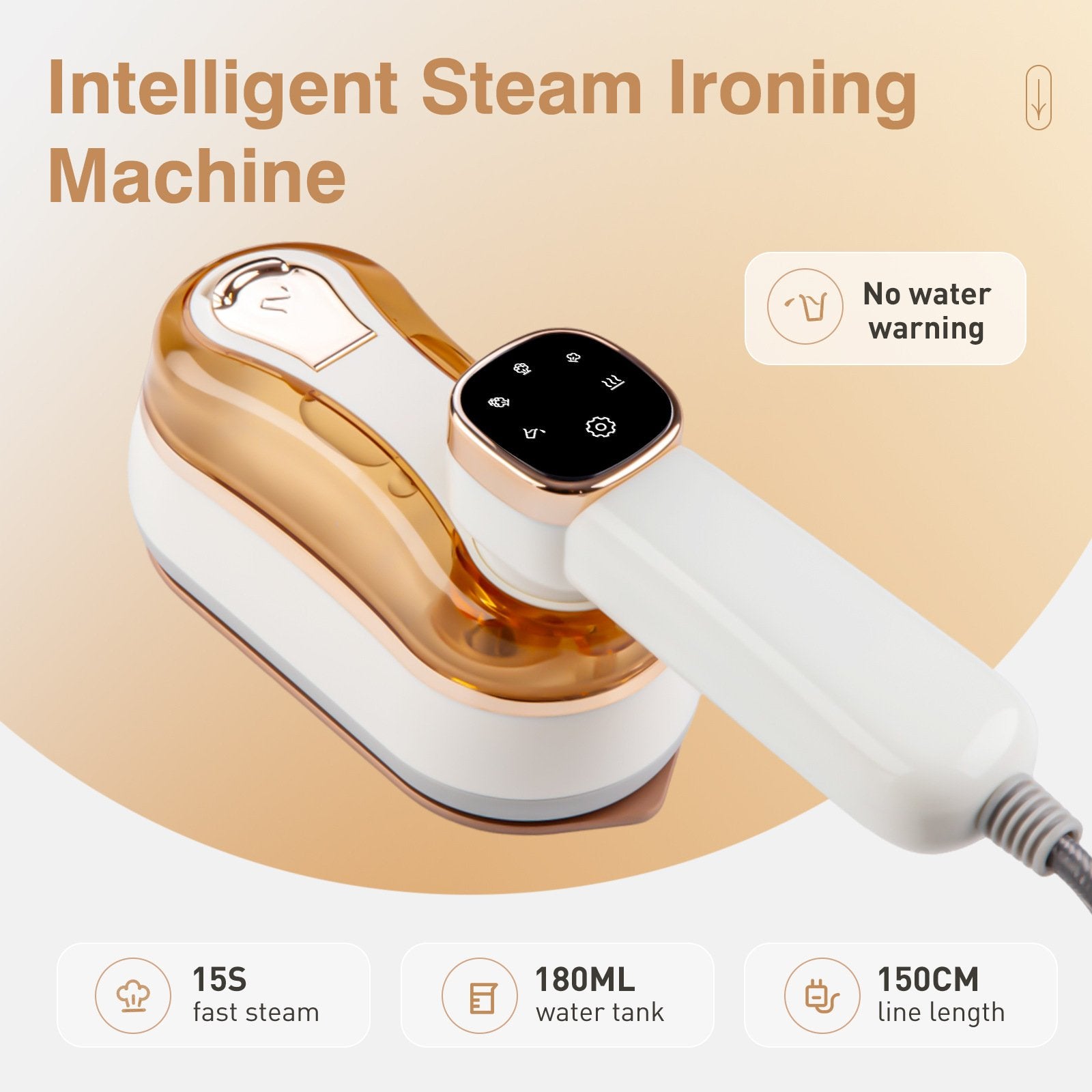 Steam brush hand-held ironing machine rotary electric iron ironing machine wet and dry folding machine cross-border mini iron